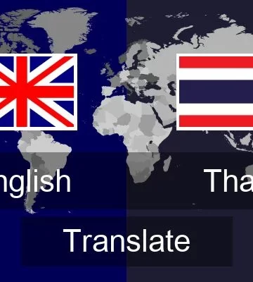 Translate English to Thai